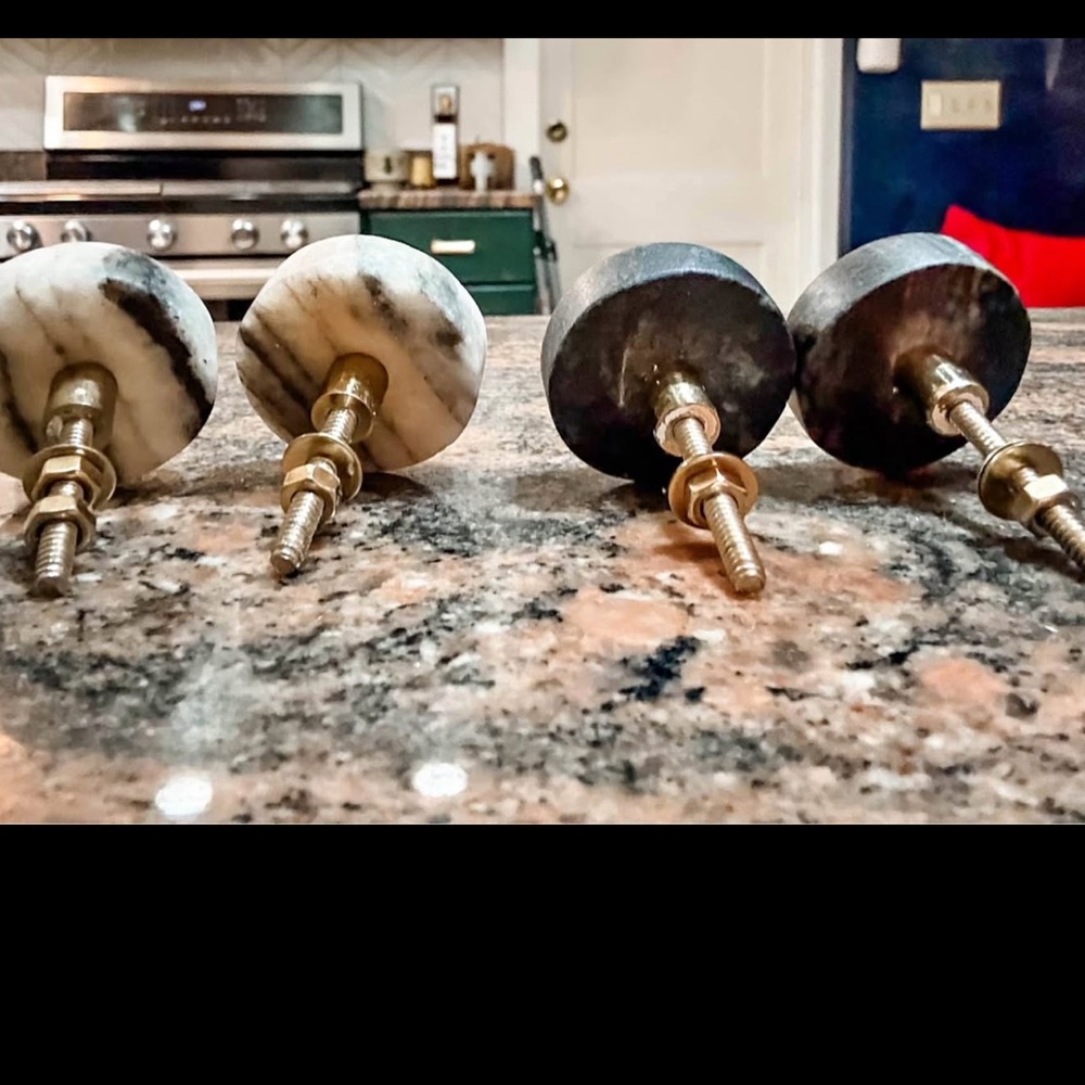 Beautiful real marble cabinet knobs - Picture 2 of 4